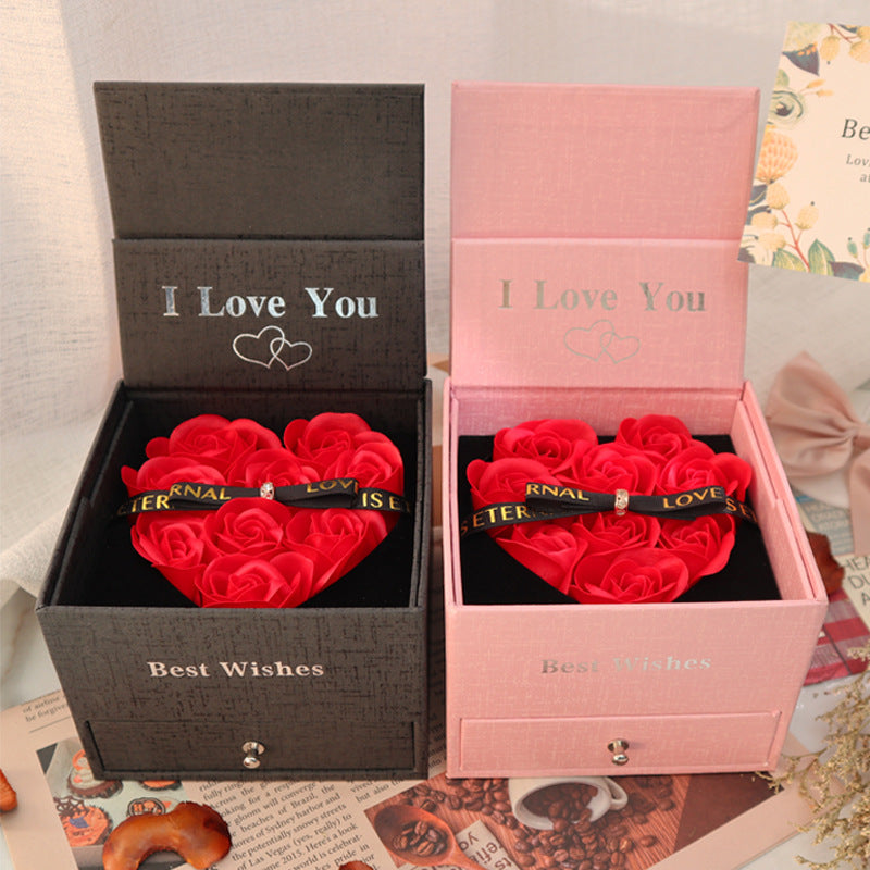 Double Life Rose Jewelry Packaging Gift Box - Jayariele one stop shop