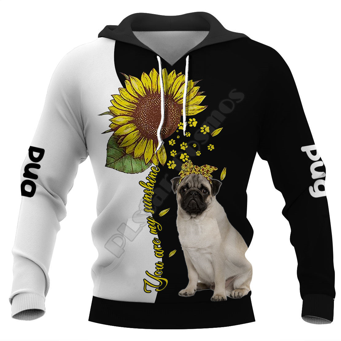 New 3D Digital Cute Dog Print Men's Hoodie - Jayariele one stop shop