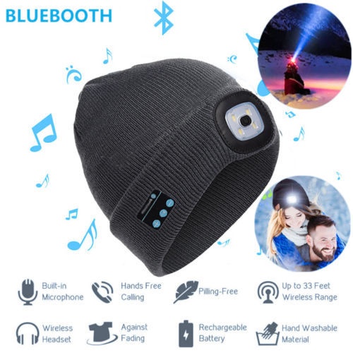 Bluetooth LED Hat Wireless Smart Headset Headphone - Jayariele one stop shop