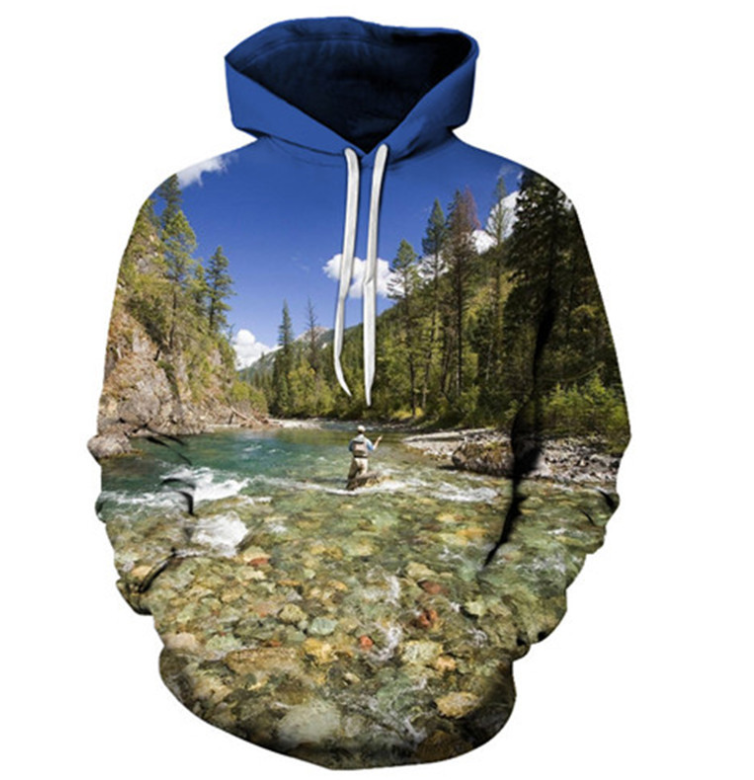 3D Printed Sweatshirt Hooded Sweatshirt - Jayariele one stop shop