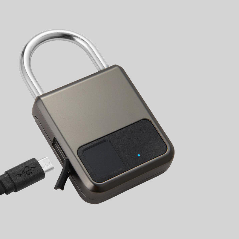 Smart Fingerprint Padlock Waterproof Anti-theft Locker Luggage Padlock - Jayariele one stop shop