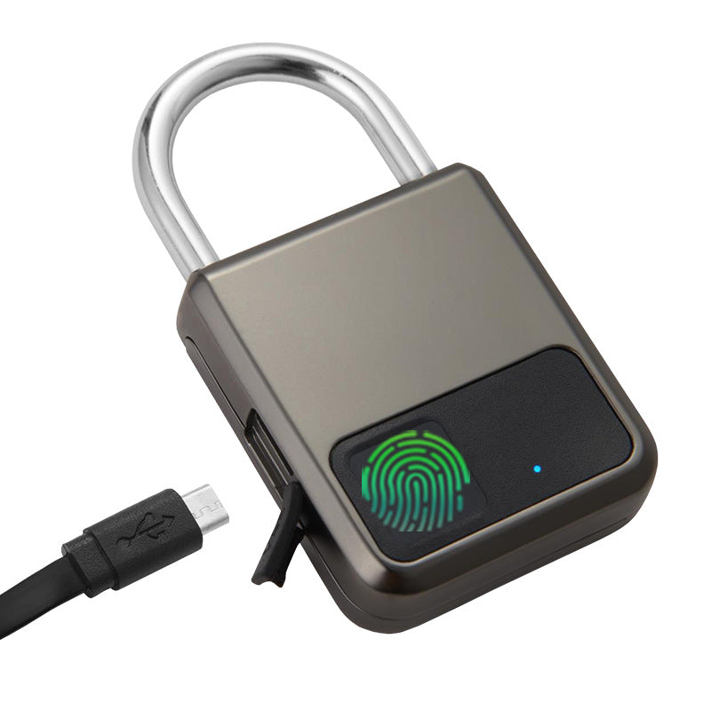 Smart Fingerprint Padlock Waterproof Anti-theft Locker Luggage Padlock - Jayariele one stop shop