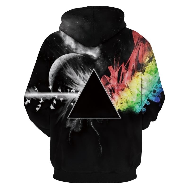 Sun Refraction 3D Printed Hoodies - Jayariele one stop shop