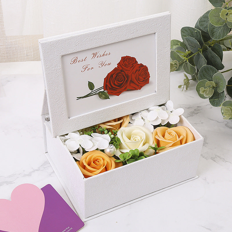 New Style Rose Soap Flower Frame Box - Jayariele one stop shop