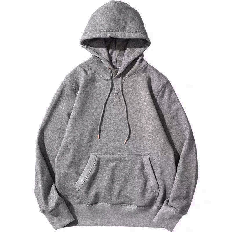 Terry Cloth Morandi Pullover Solid Color Hoodie - Jayariele one stop shop