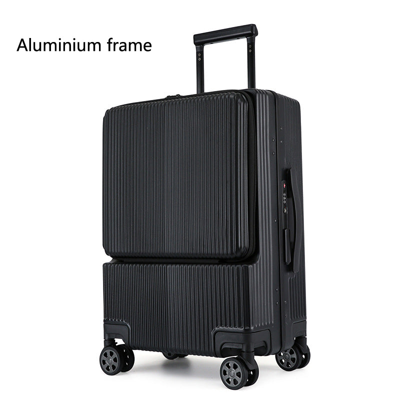 Business Front Opening Luggage Trolley Case Rechargeable - Jayariele one stop shop