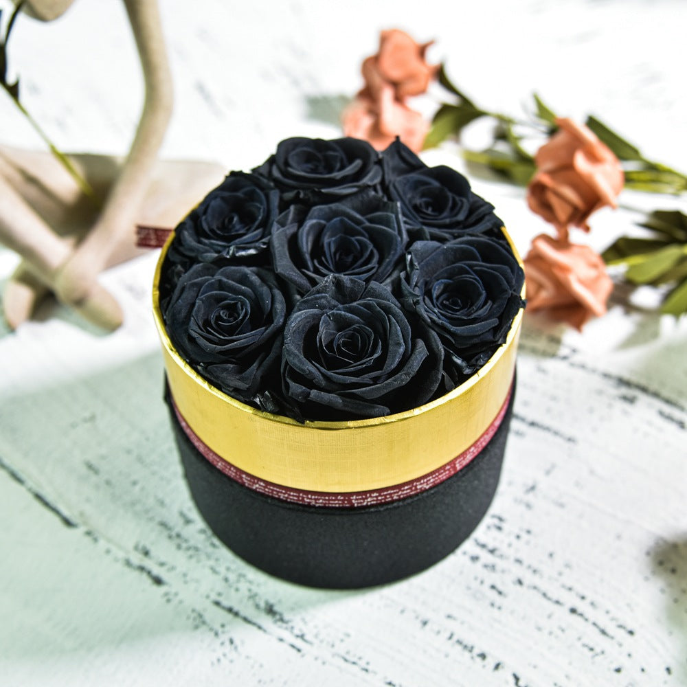 Preserved Flower Rose Hug Bucket Christmas Gift Box - Jayariele one stop shop