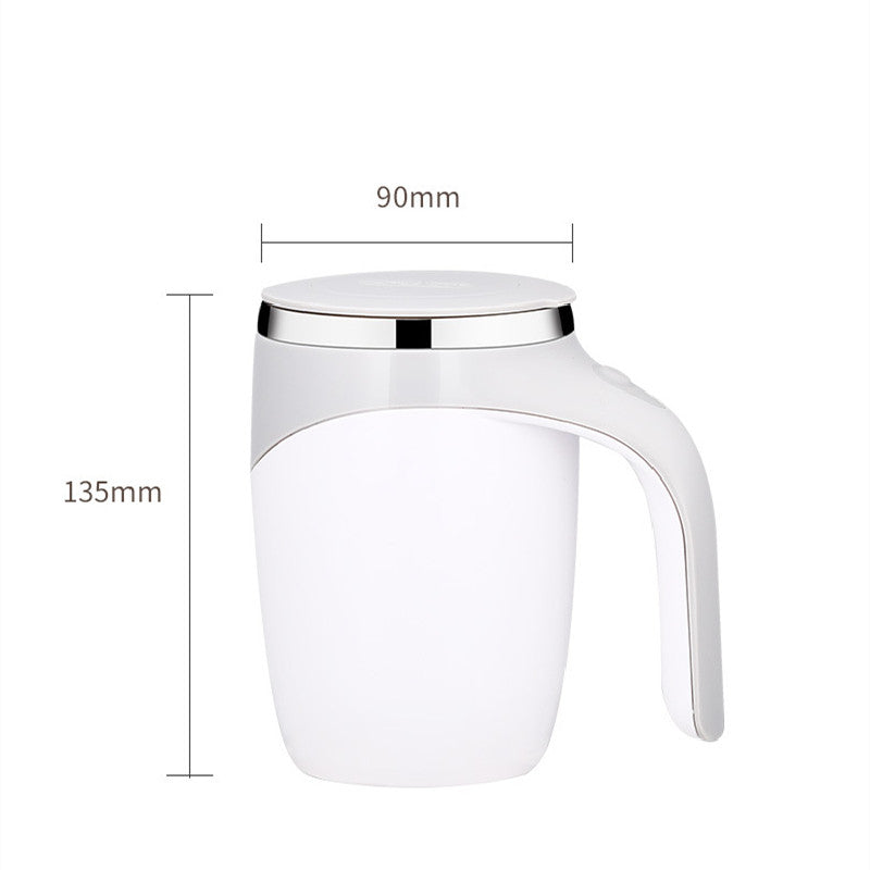 Rechargeable Model Automatic Stirring Cup Coffee Cup High Value Electric Stirring Cup Lazy Milkshake Rotating Magnetic Water Cup - Jayariele one stop shop