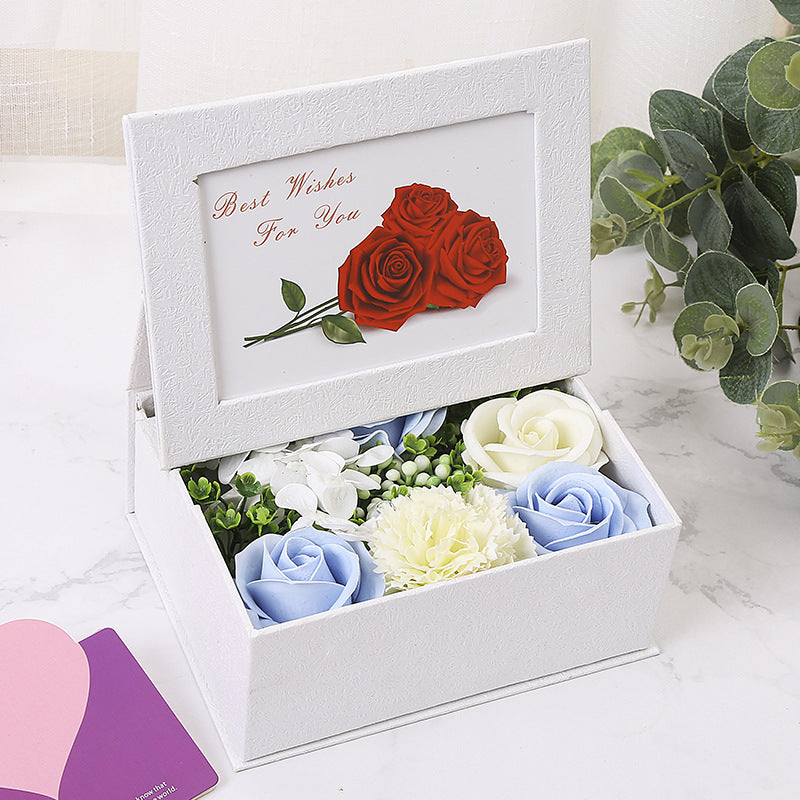 New Style Rose Soap Flower Frame Box - Jayariele one stop shop