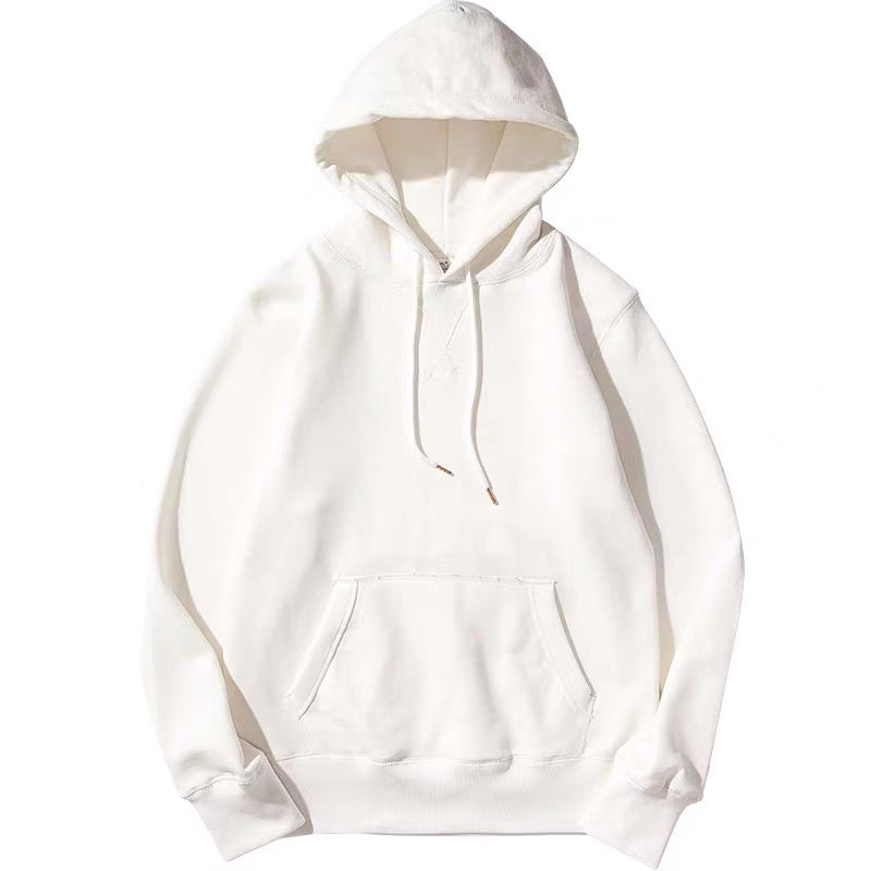 Terry Cloth Morandi Pullover Solid Color Hoodie - Jayariele one stop shop