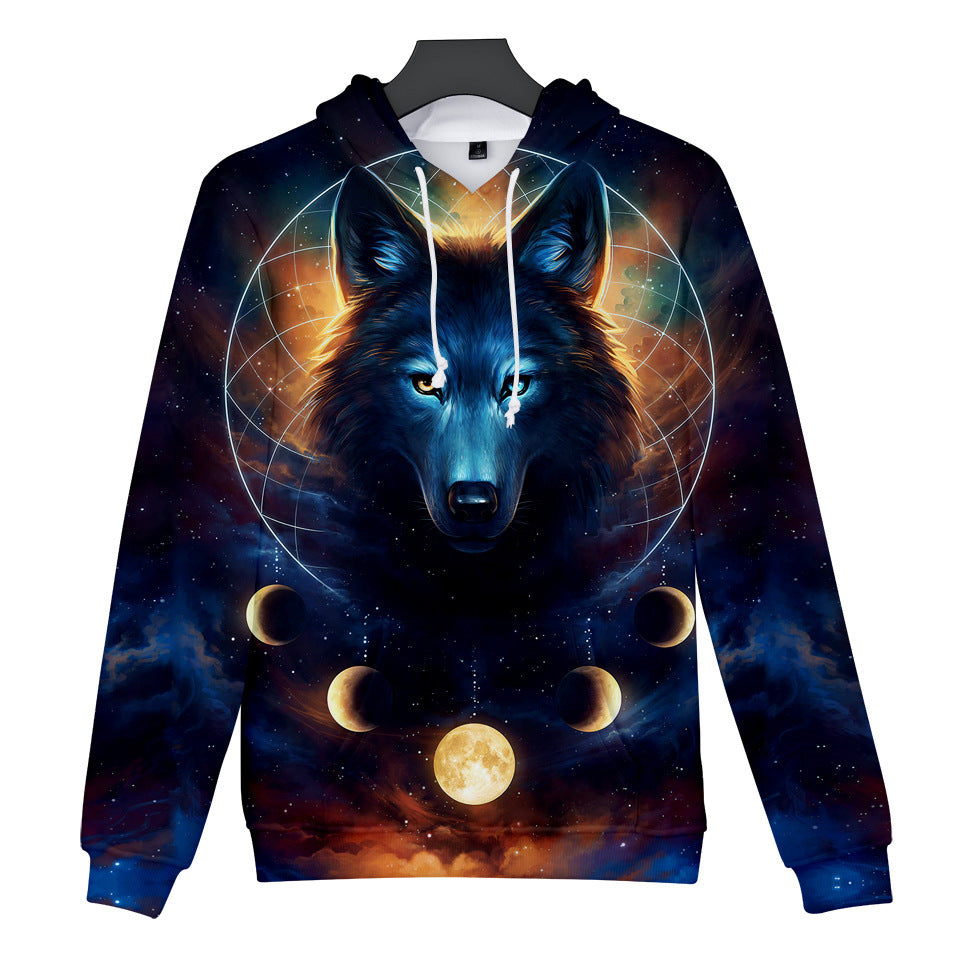 Men's and women's same style plus velvet 3d sweater hoodie - Jayariele one stop shop