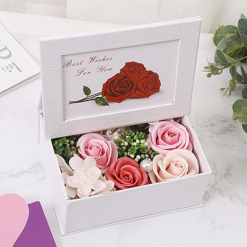 New Style Rose Soap Flower Frame Box - Jayariele one stop shop