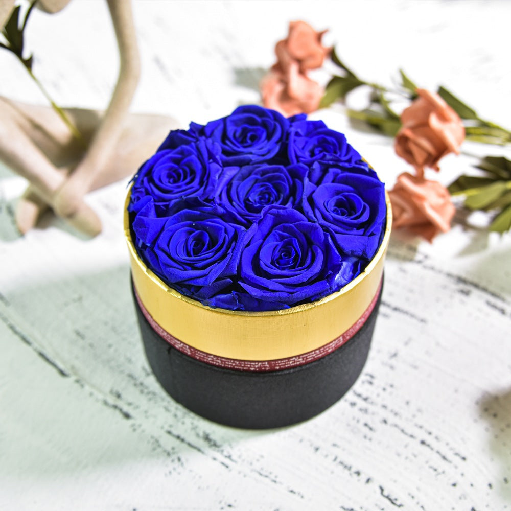 Preserved Flower Rose Hug Bucket Christmas Gift Box - Jayariele one stop shop