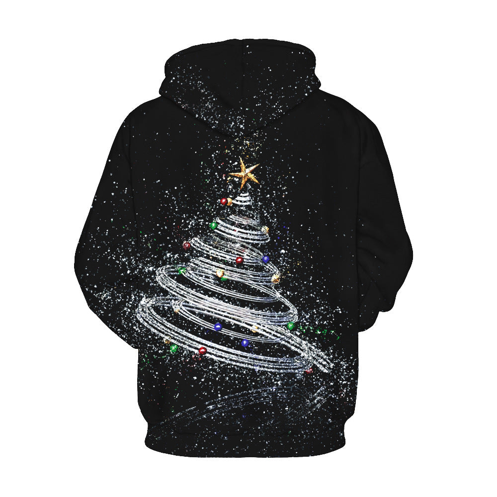 Christmas 3d Digital Printing Long-sleeved Hoodie - Jayariele one stop shop