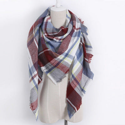 esign Women Triangles Scarf Long Scarves Shawl Autumn Winter - Jayariele one stop shop