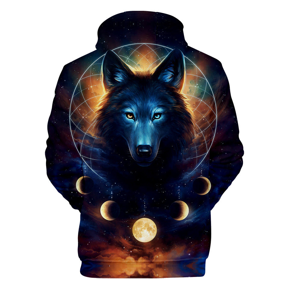 Men's and women's same style plus velvet 3d sweater hoodie - Jayariele one stop shop