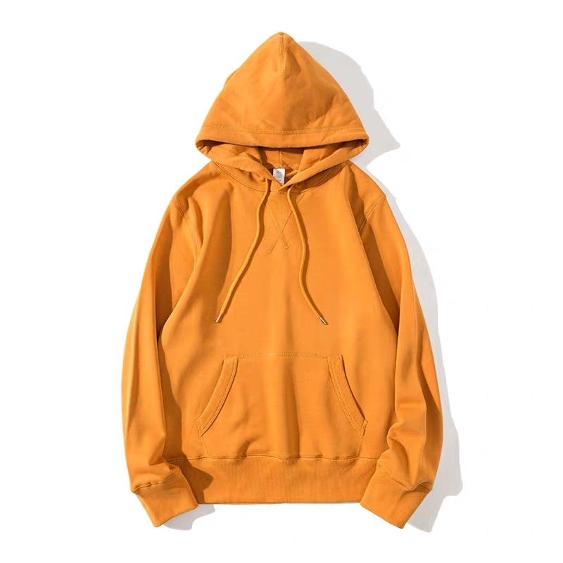 Terry Cloth Morandi Pullover Solid Color Hoodie - Jayariele one stop shop