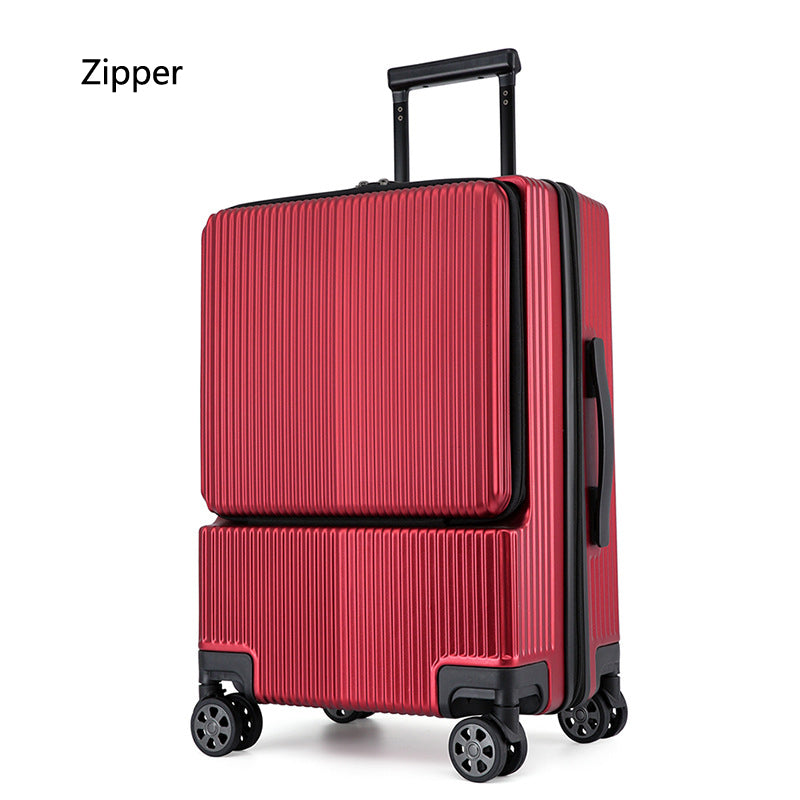 Business Front Opening Luggage Trolley Case Rechargeable - Jayariele one stop shop