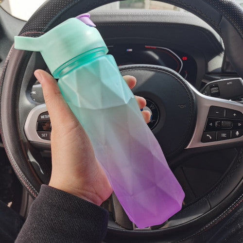 Spray Water Bottle For Girls Outdoor Sport Fitness Water Cup Large Capacity Spray Bottle Drinkware Travel Bottles Kitchen Gadgets - Jayariele one stop shop