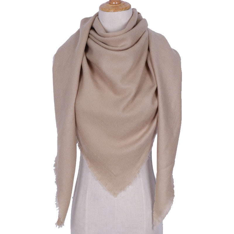 esign Women Triangles Scarf Long Scarves Shawl Autumn Winter - Jayariele one stop shop