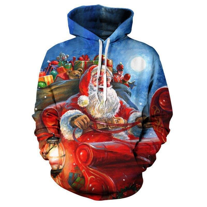 Men's And Women's Fashion Casual 3D Printed Hoodie Sweater - Jayariele one stop shop