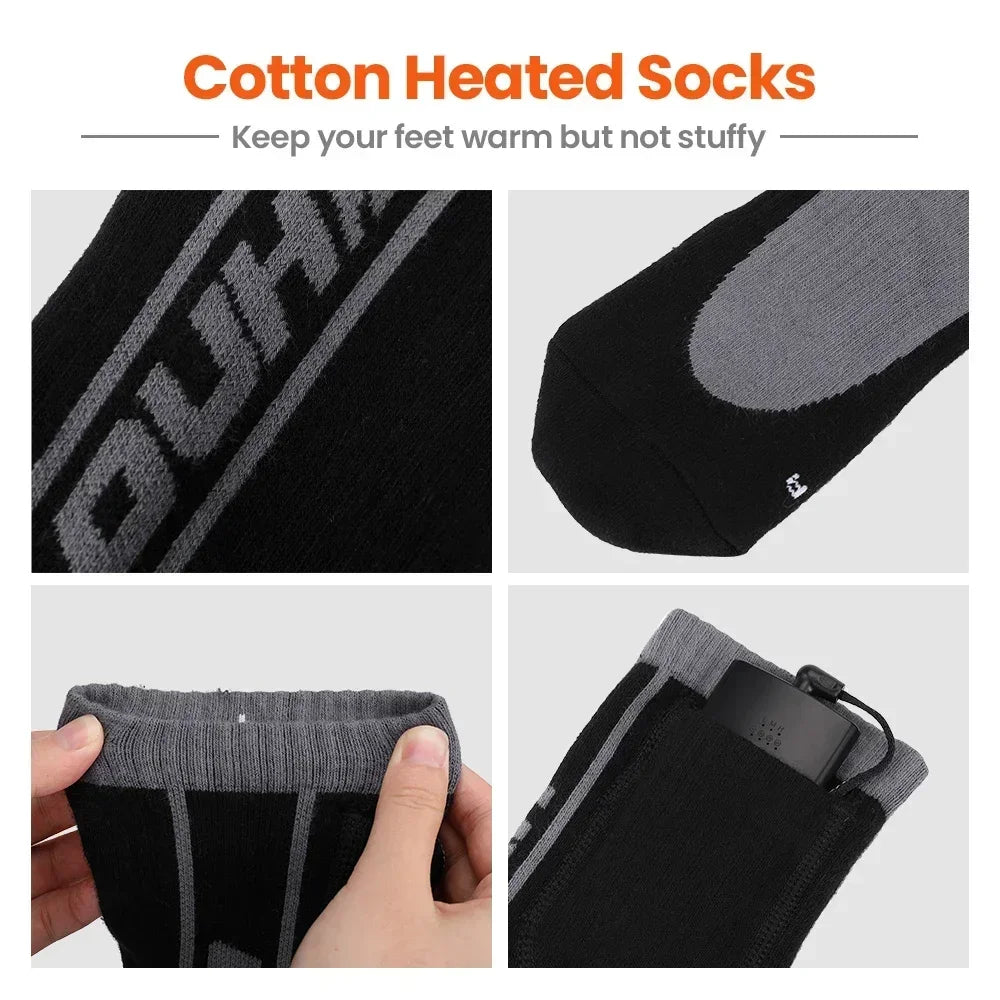 Heated Winter Socks for Motorcycle Enthusiasts - Jayariele one stop shop