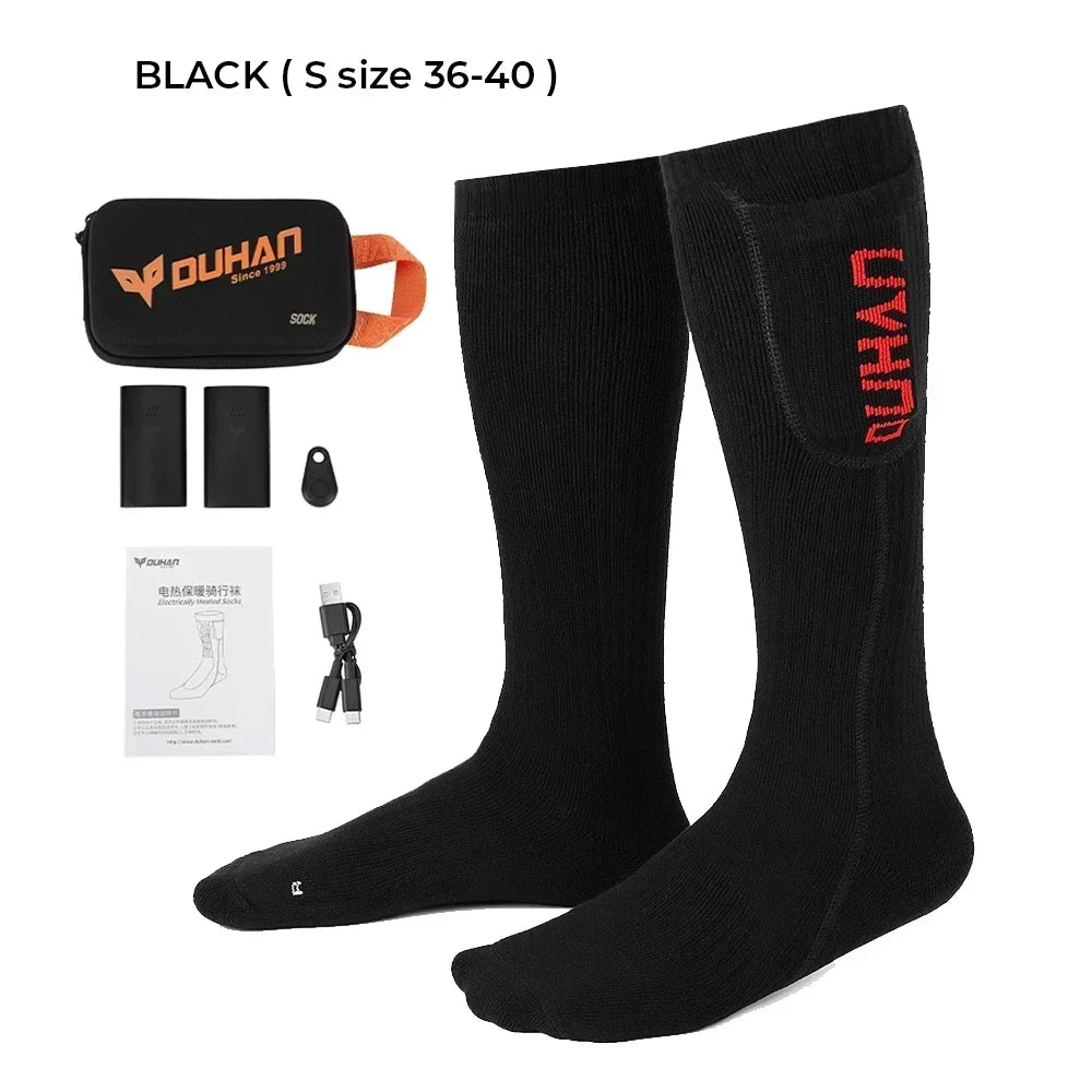 Heated Winter Socks for Motorcycle Enthusiasts - Jayariele one stop shop