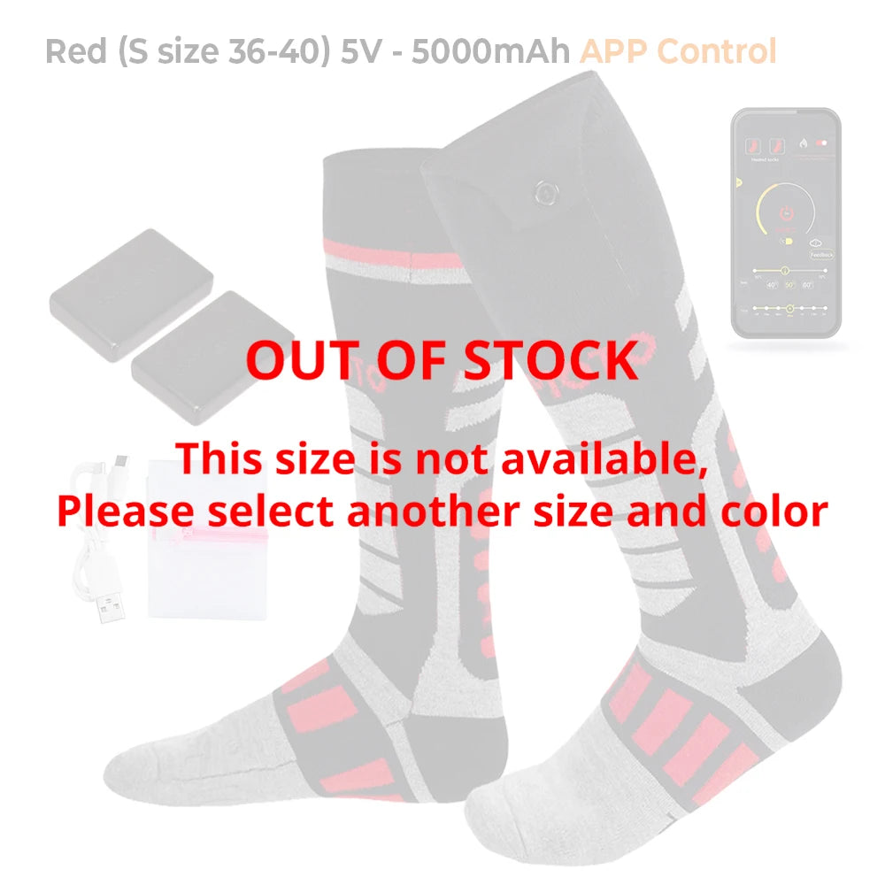 Heated Winter Socks for Motorcycle Enthusiasts - Jayariele one stop shop