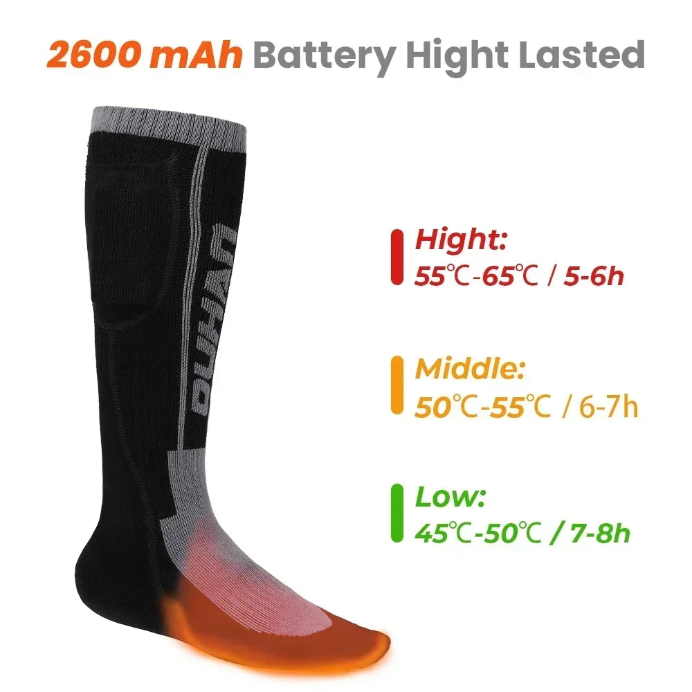 Heated Winter Socks for Motorcycle Enthusiasts - Jayariele one stop shop