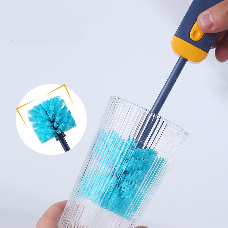 4 In 1 Bottle Gap Cleaner Brush Multifunctional Cup Cleaning Brushes Water Bottles Clean Tool Mini Silicone U-shaped Brush Kitchen Gadgets - Jayariele one stop shop