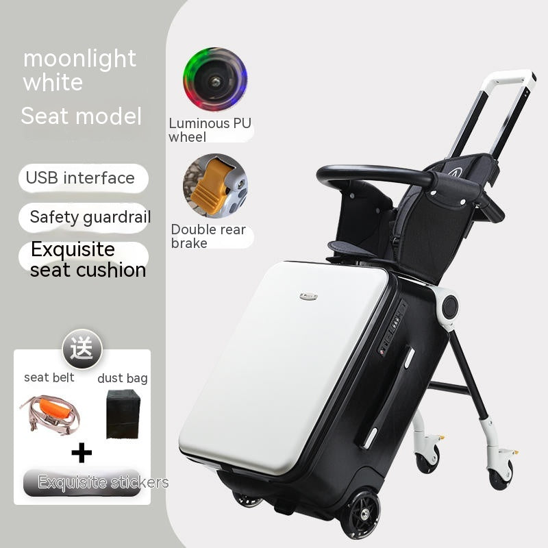 Children Can Sit And Ride Multifunctional Trolley Case - Jayariele one stop shop