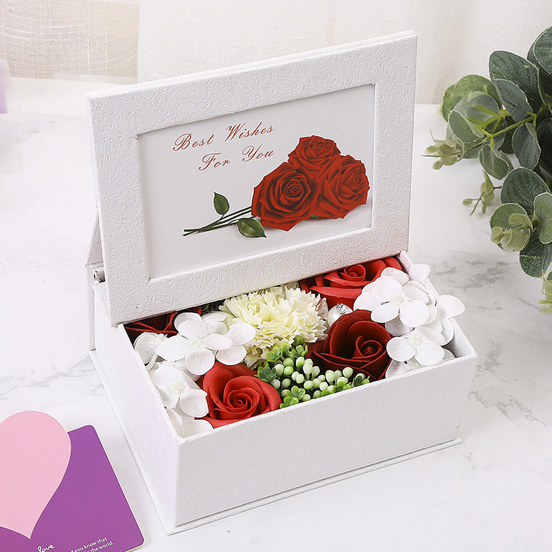 New Style Rose Soap Flower Frame Box - Jayariele one stop shop