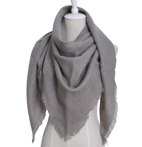 esign Women Triangles Scarf Long Scarves Shawl Autumn Winter - Jayariele one stop shop