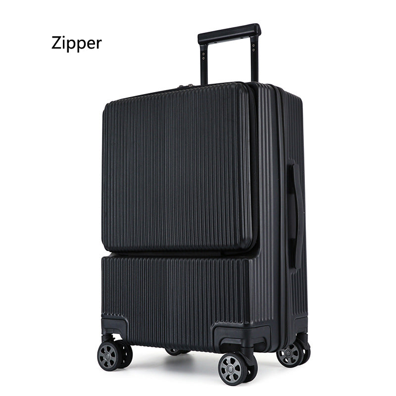 Business Front Opening Luggage Trolley Case Rechargeable - Jayariele one stop shop