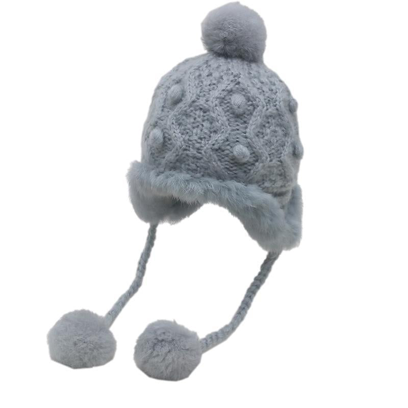 Winter Knitted Ear Protection Wool Hat Parent-child Style - Jayariele one stop shop