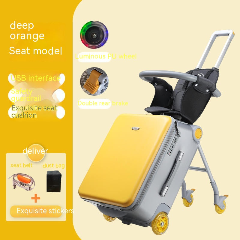 Children Can Sit And Ride Multifunctional Trolley Case - Jayariele one stop shop