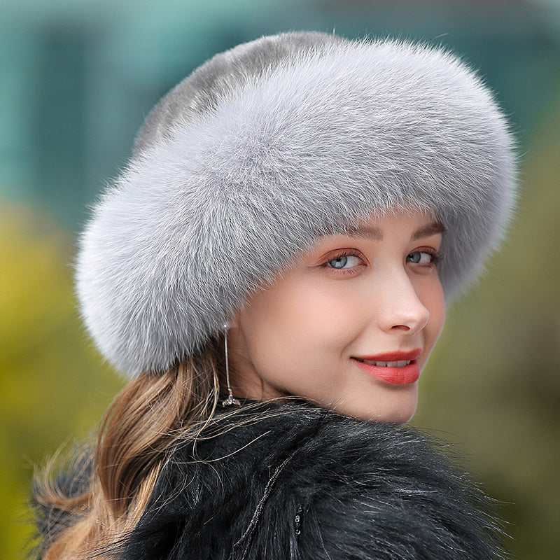 Women's Outdoor Warm Fur Hat In Winter - Jayariele one stop shop